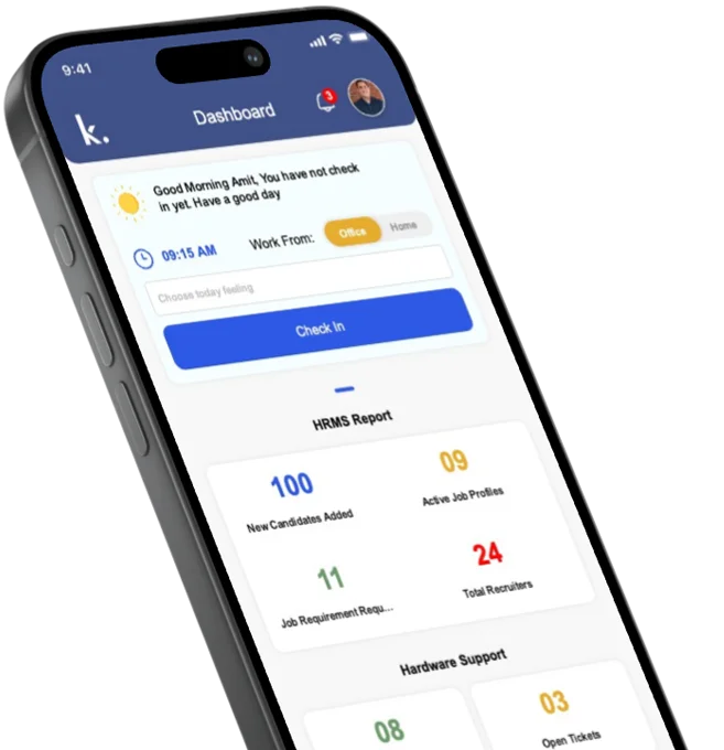 Kivo Mobile App Interface